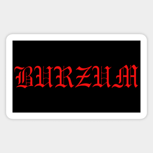Burzum Logo | Black Metal Sticker